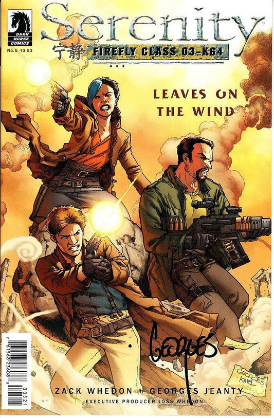 Georges Jeanty autographed Serenity Leaves on the Wind Dark Horse comic book - AutographsForSale.com