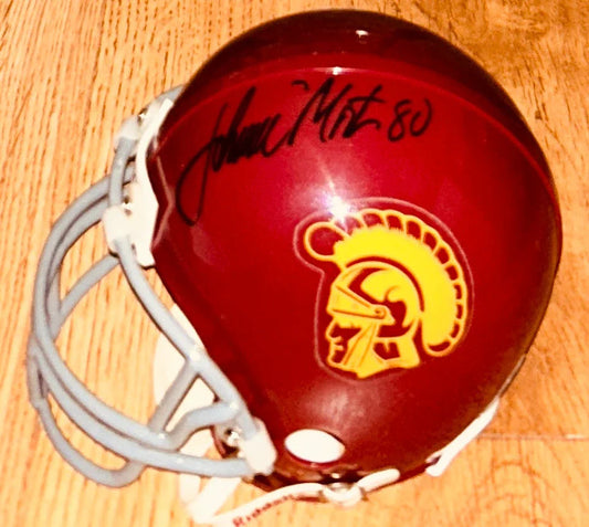 Johnnie Morton autographed USC Trojans mini helmet JSA - AutographsForSale.com