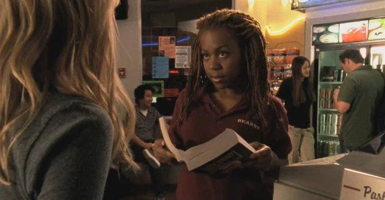 Veronica Mars TV Series Tangie Ambrose show worn HEARST embroidered shirt - AutographsForSale.com