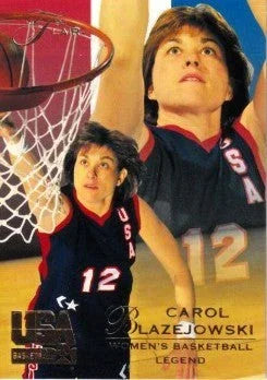 Carol Blazejowski 1994 Flair USA basketball card - AutographsForSale.com