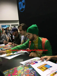 Teen Titans Go! To the Movies autographed poster (Greg Cipes Aaron Horvath Michael Jelenic) - AutographsForSale.com