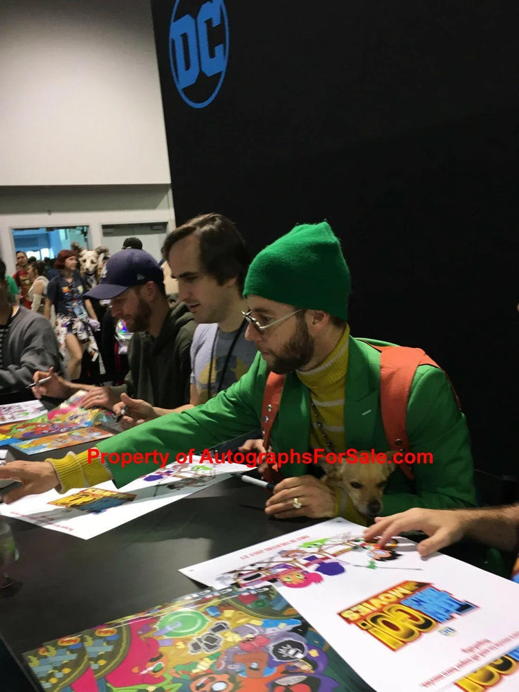 Teen Titans Go! To the Movies autographed poster (Greg Cipes Aaron Horvath Michael Jelenic) - AutographsForSale.com