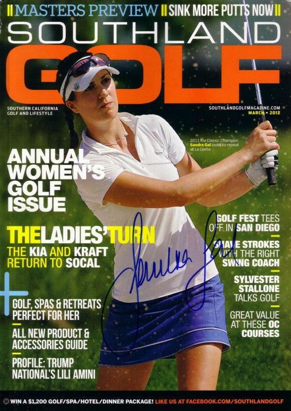 Sandra Gal autographed 2012 Southland golf LPGA magazine - AutographsForSale.com