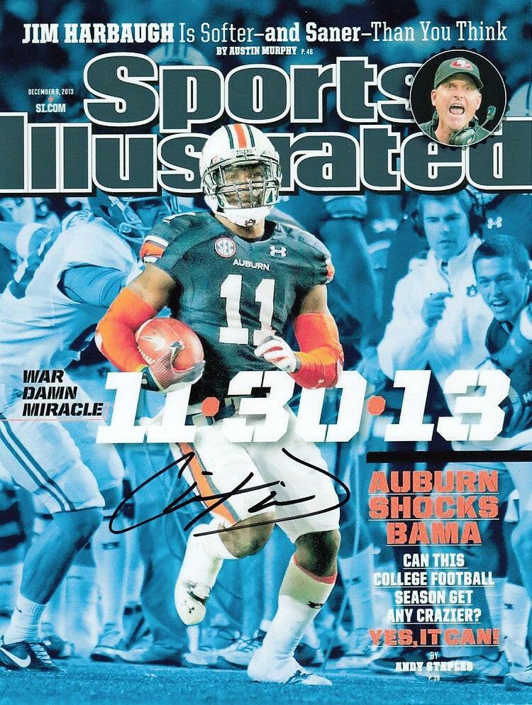 Chris Davis signed Auburn Kick Six 2013 Sports Illustrated cover photo - AutographsForSale.com
