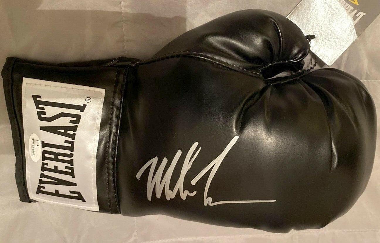 Mike Tyson autographed Everlast black leather boxing glove JSA - AutographsForSale.com