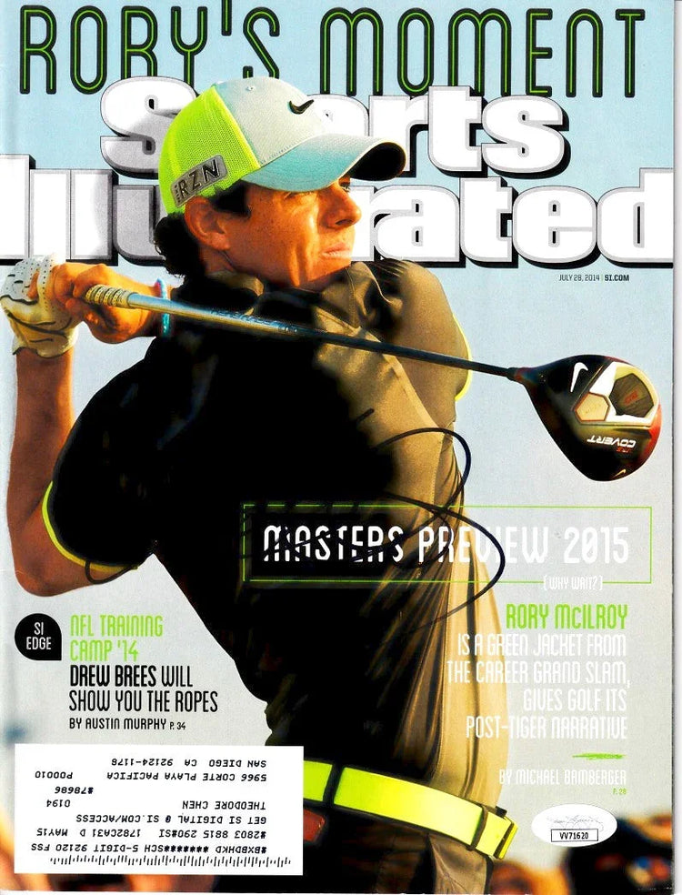 Rory McIlroy autographed 2014 Sports Illustrated magazine JSA - AutographsForSale.com
