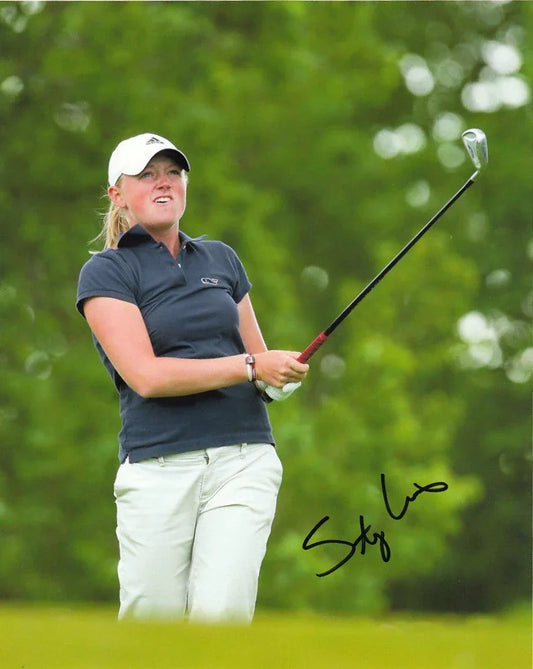 Stacy Lewis autographed 8x10 golf photo - AutographsForSale.com