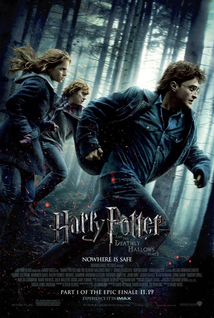 Harry Potter & Deathly Hallows Part 1 mini movie poster - AutographsForSale.com
