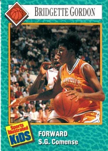 Bridgette Gordon Tennessee Vols 1989 SI for Kids RC & 1996 Classic cards - AutographsForSale.com