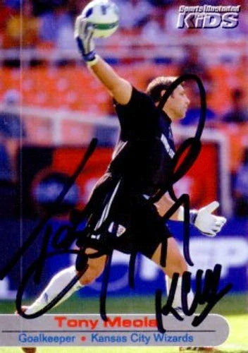 Tony Meola autographed MLS Kansas City 2001 SI for Kids card - AutographsForSale.com