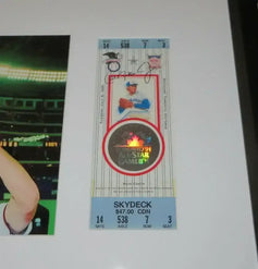 Cal Ripken signed 1991 All-Star ticket framed photo JSA Orioles - AutographsForSale.com