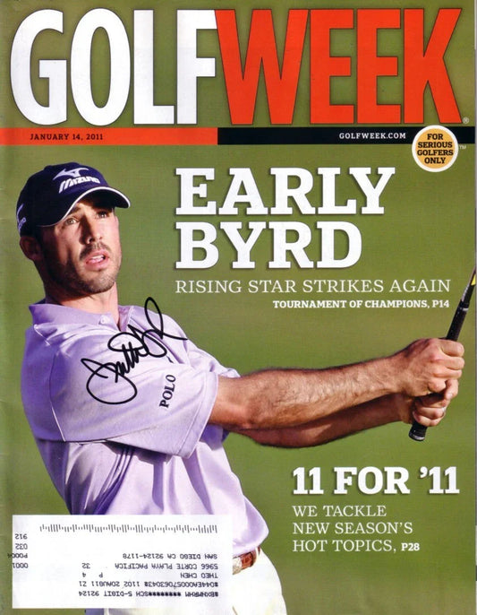 Jonathan Byrd autographed 2011 Golfweek magazine - AutographsForSale.com