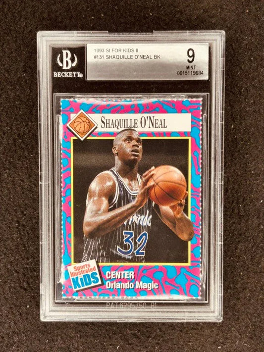 Shaquille O'Neal Orlando Magic 1993 SI for Kids card BGS 9 - AutographsForSale.com