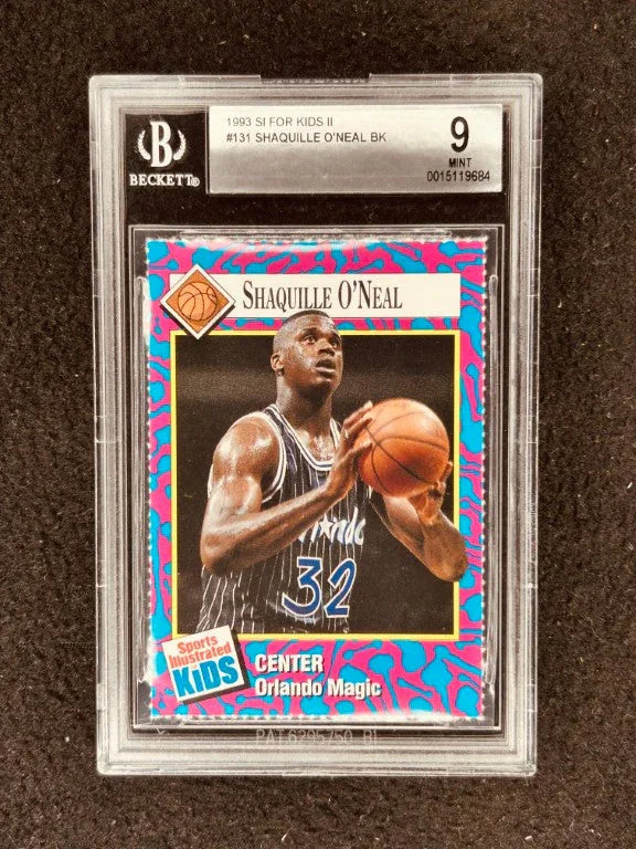 Shaquille O'Neal Orlando Magic 1993 SI for Kids card BGS 9 - AutographsForSale.com