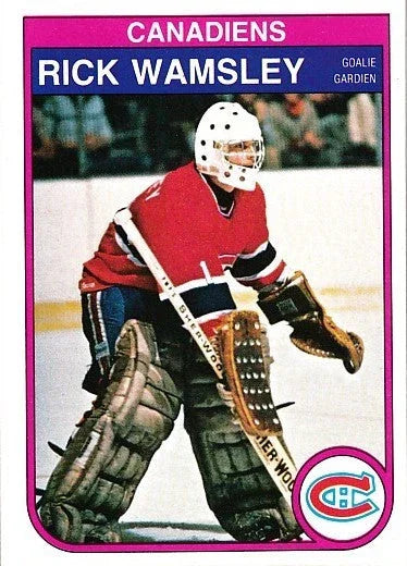 Rick Wamsley Montreal Canadiens 1982-83 OPC Rookie Card - AutographsForSale.com
