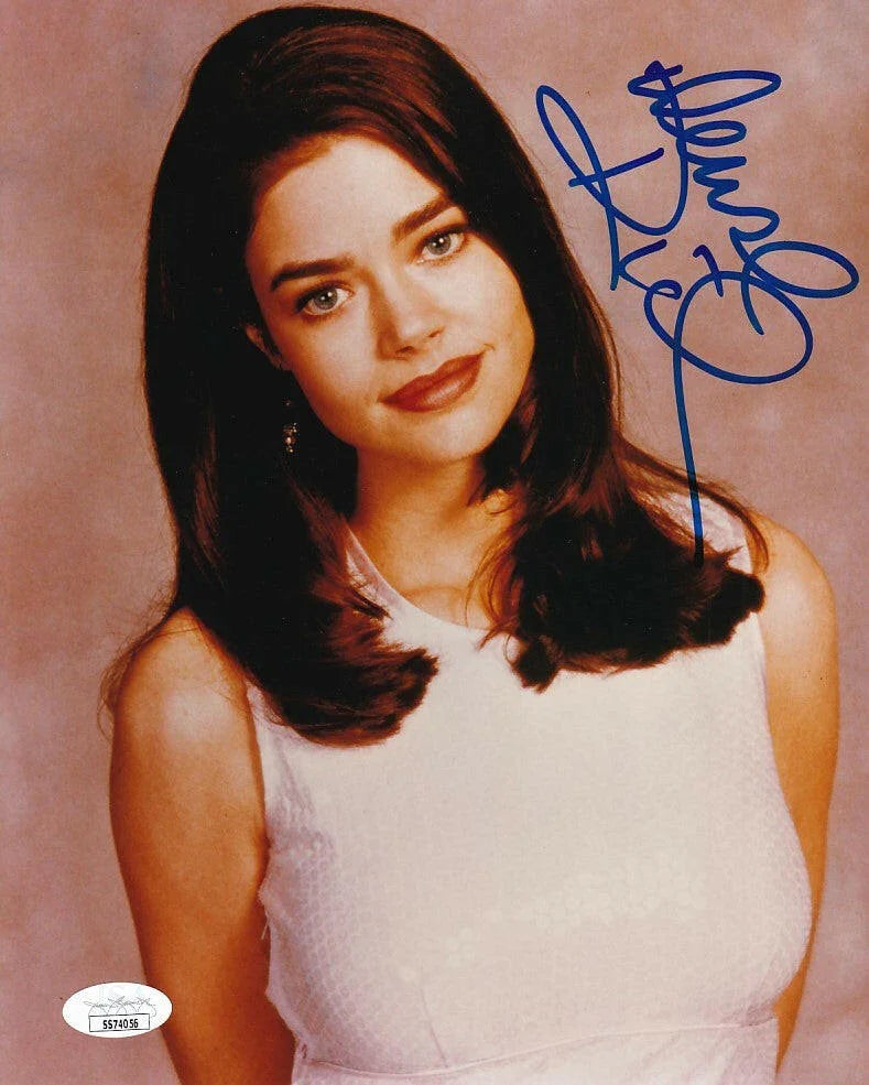 Denise Richards autographed sexy 8x10 portrait photo JSA - AutographsForSale.com