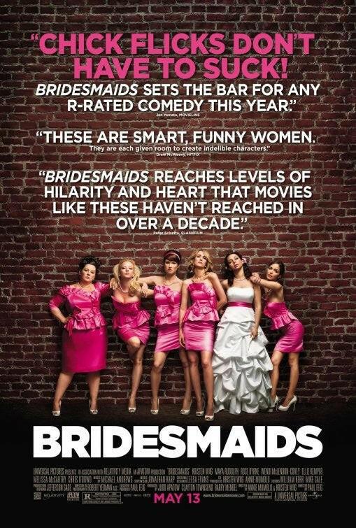 Bridesmaids mini 11x17 2 Sided movie poster Kristen Wiig - AutographsForSale.com