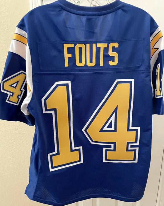 Dan Fouts San Diego Chargers NFL Pro Line Vintage stitched women's or youth LARGE jersey NEW - AutographsForSale.com