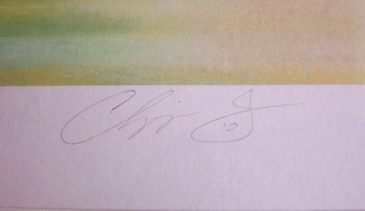 Chipper Jones signed Atlanta Braves giclee art print framed - AutographsForSale.com