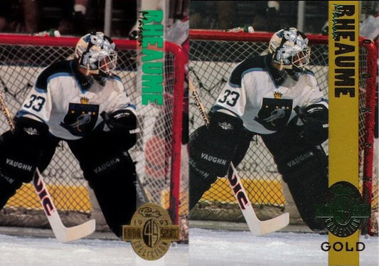 Manon Rheaume 1993 Classic 4-Sport Gold card & regular 2 card set - AutographsForSale.com