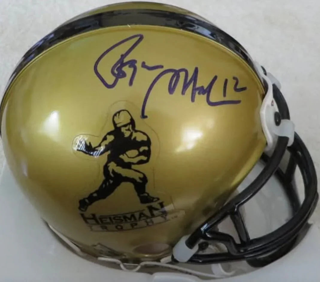 49 autographed Heisman mini helmets Tony Dorsett Barry Sanders Roger Staubach Charles Woodson JSA - AutographsForSale.com