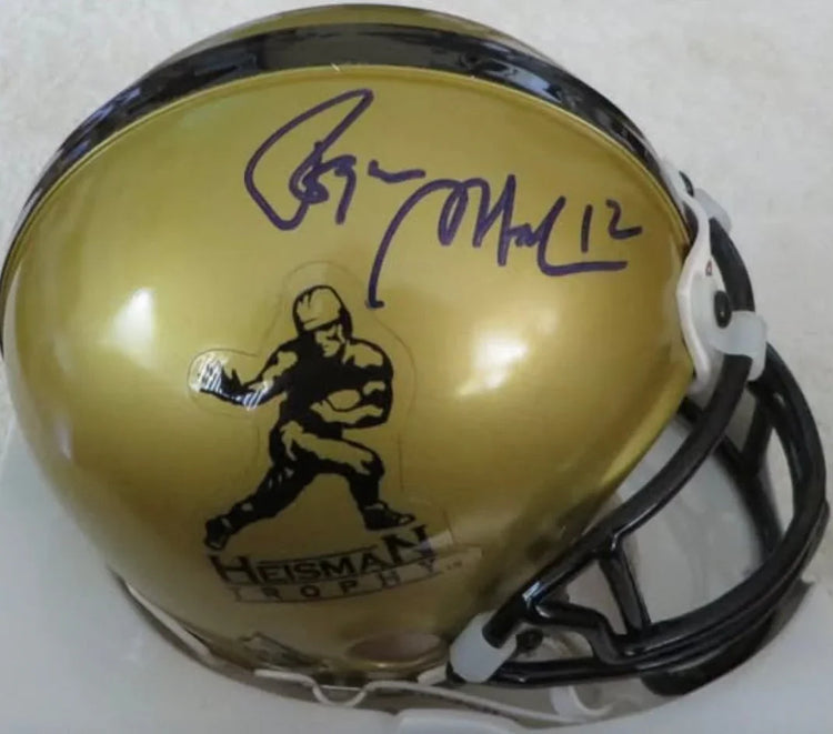 49 autographed Heisman mini helmets Tony Dorsett Barry Sanders Roger Staubach Charles Woodson JSA - AutographsForSale.com
