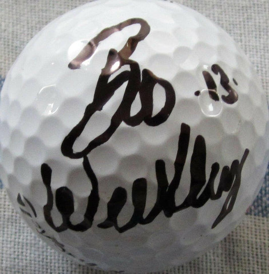 Boo Weekley signed 2013 Farmers Insurance Open tournament Used TaylorMade golf ball - AutographsForSale.com