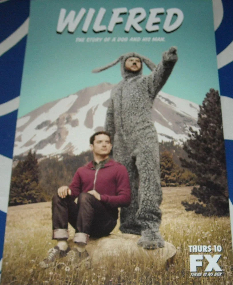 Wilfred 2012 Comic-Con mini 11x17 promo poster (Elijah Wood) - AutographsForSale.com