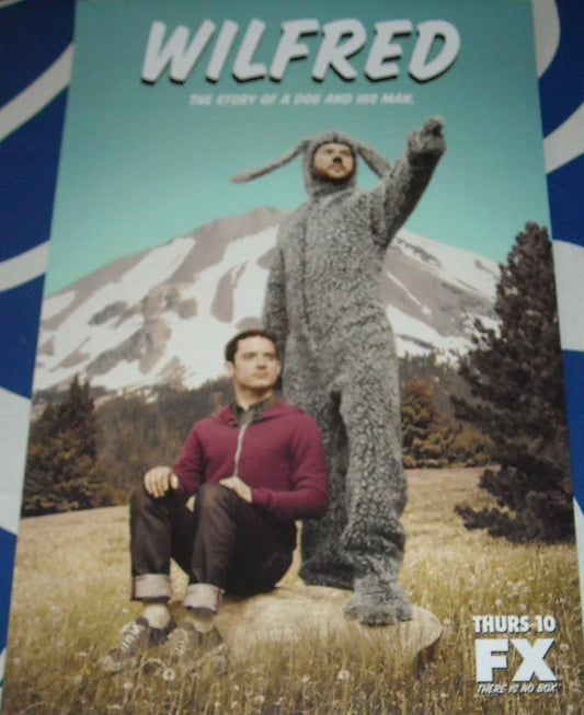 Wilfred 2012 Comic-Con mini 11x17 promo poster (Elijah Wood) - AutographsForSale.com