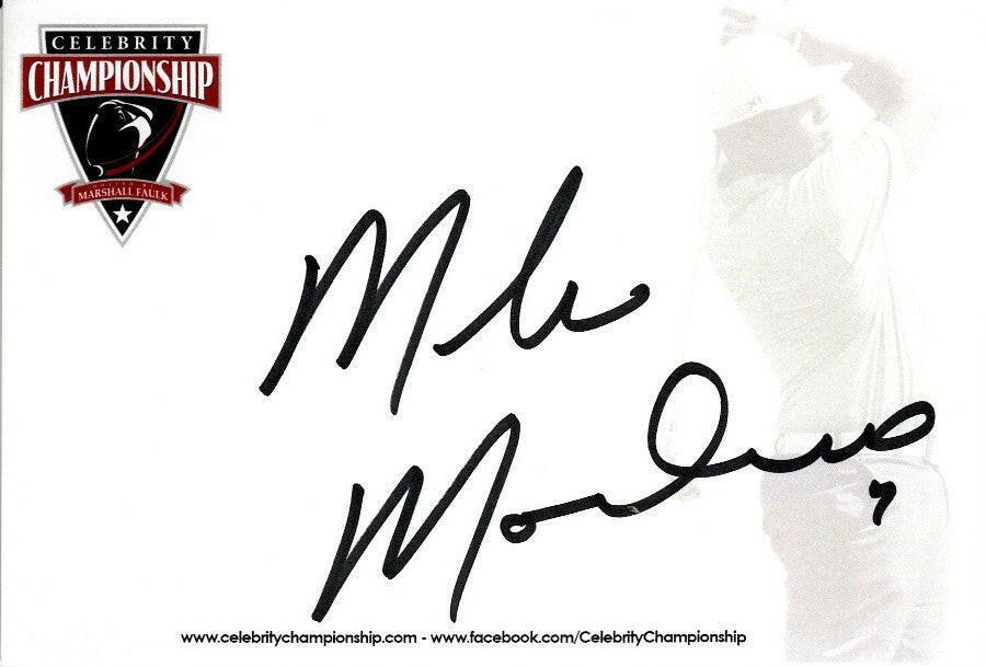 Mike Modano autographed 4x6 signature card Dallas Stars - AutographsForSale.com