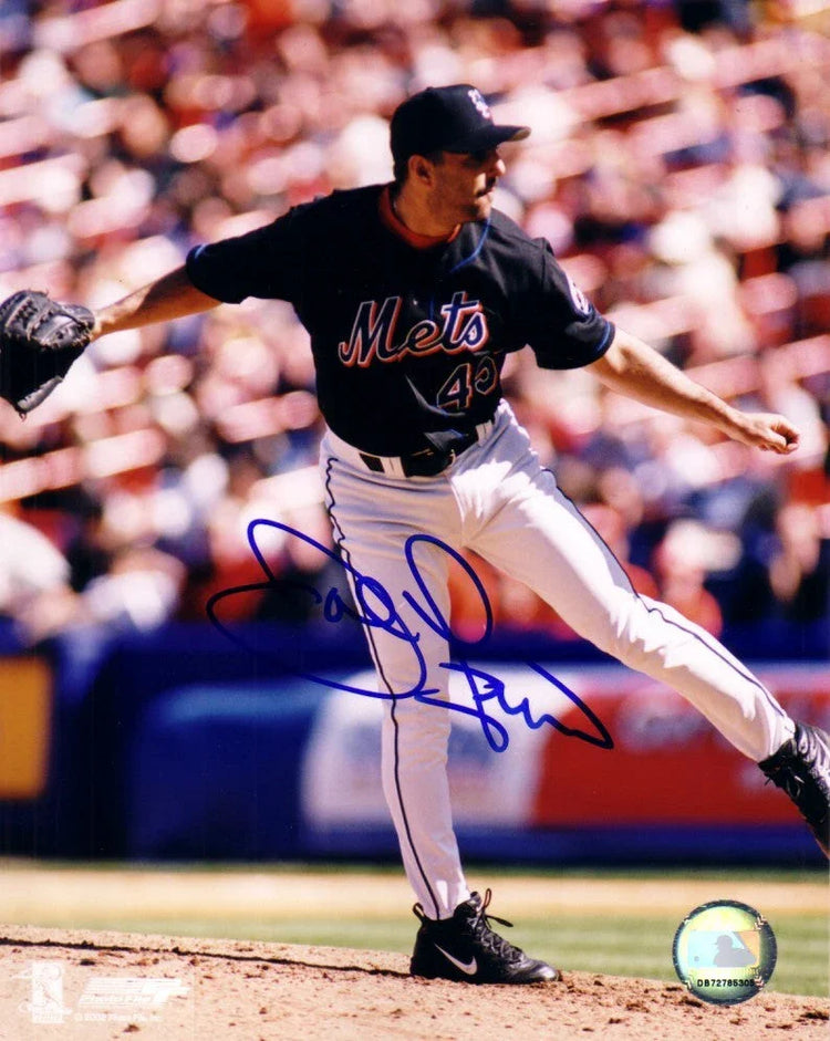 John Franco autographed New York Mets 8x10 photo - AutographsForSale.com