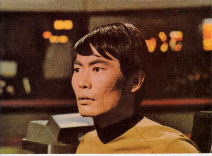Star Trek original Series George Takei as Sulu 5x7 photo card - AutographsForSale.com
