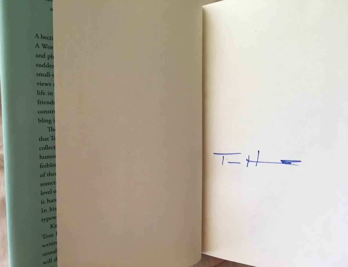 Tom Hanks autographed Uncommon Type hardcover 1st edition book - AutographsForSale.com