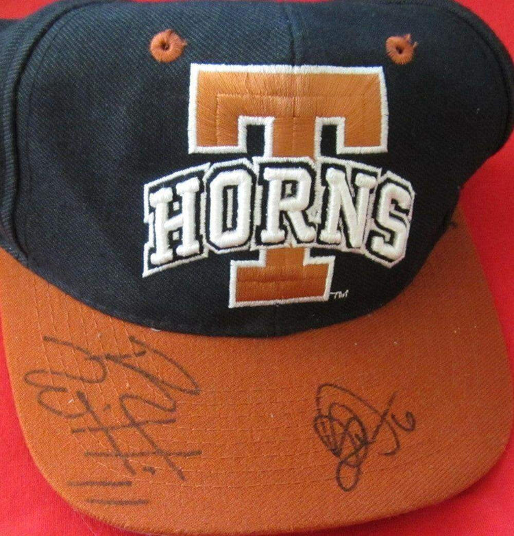Quentin Jammer Roy Williams autographed Texas Longhorns cap - AutographsForSale.com