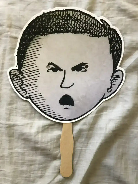 Legion 2018 Comic-Con promo fan mask on a stick - AutographsForSale.com