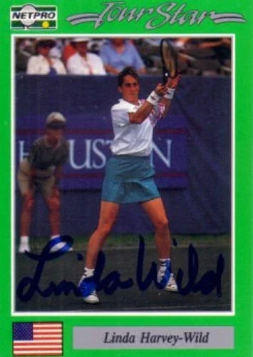 Linda Harvey-Wild autographed 1991 NetPro tennis card - AutographsForSale.com