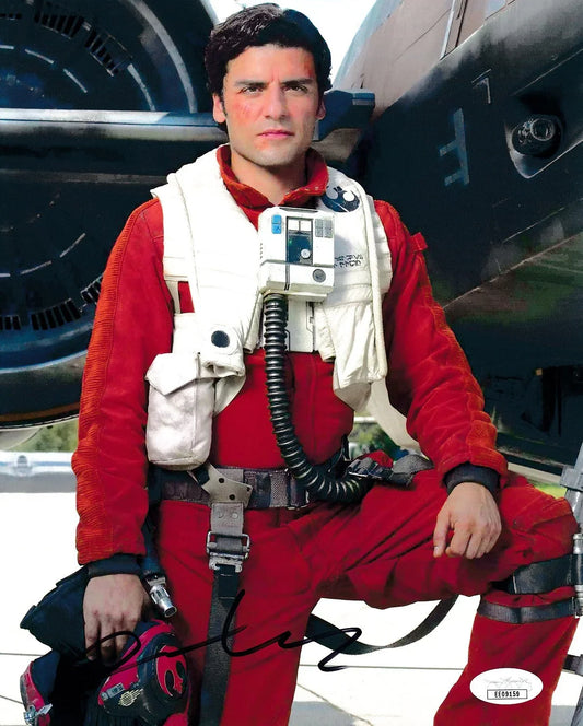 Oscar Isaac signed Star Wars Last Jedi 8x10 Poe Dameron photo JSA - AutographsForSale.com
