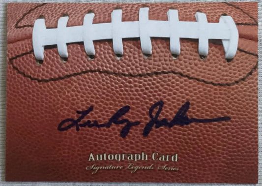 Lee Roy Jordan signed Signature Legends football card Dallas Cowboys - AutographsForSale.com
