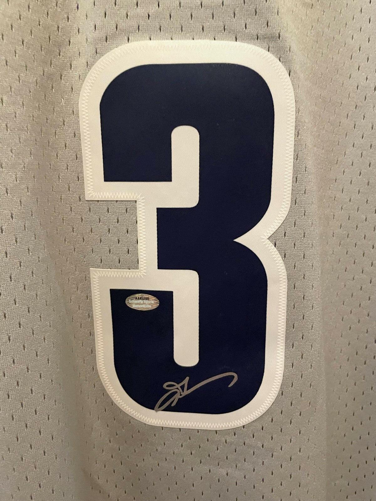 Allen Iverson signed Georgetown Hoyas Gray Mitchell & Ness jersey Schwartz - AutographsForSale.com
