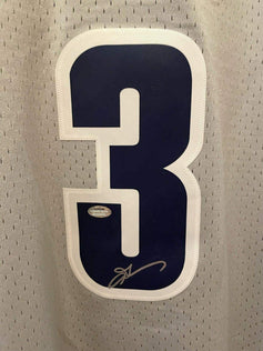 Allen Iverson signed Georgetown Hoyas Gray Mitchell & Ness jersey Schwartz - AutographsForSale.com