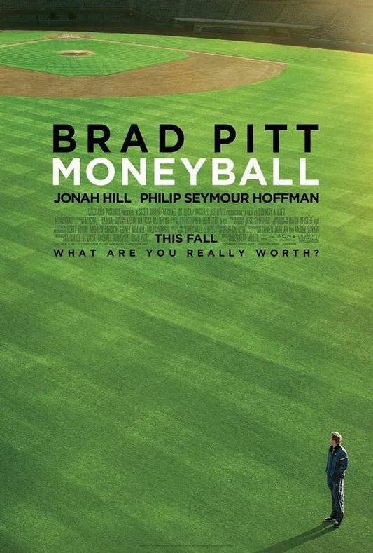 Moneyball set of 2 mini movie posters (Brad Pitt) - AutographsForSale.com