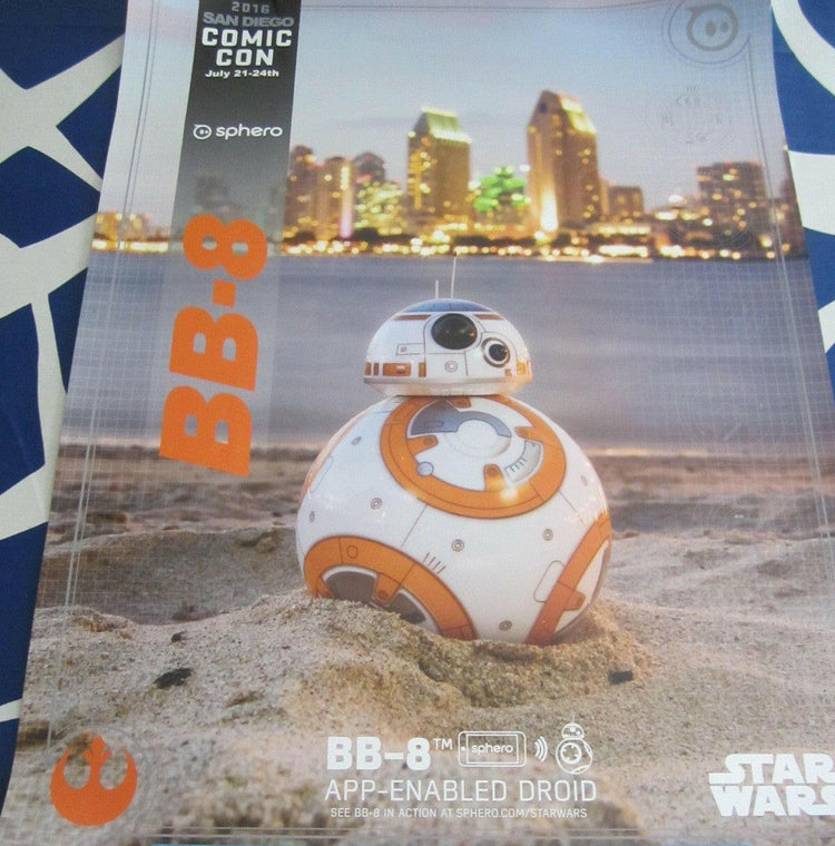 BB-8 Star Wars 2016 SDCC exclusive 18x24 poster - AutographsForSale.com