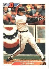 Cal Ripken Baltimore Orioles 1992 Bowman card - AutographsForSale.com