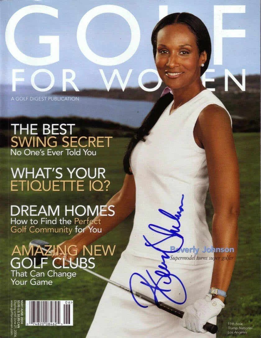 Beverly Johnson autographed 2004 Golf for Women magazine - AutographsForSale.com