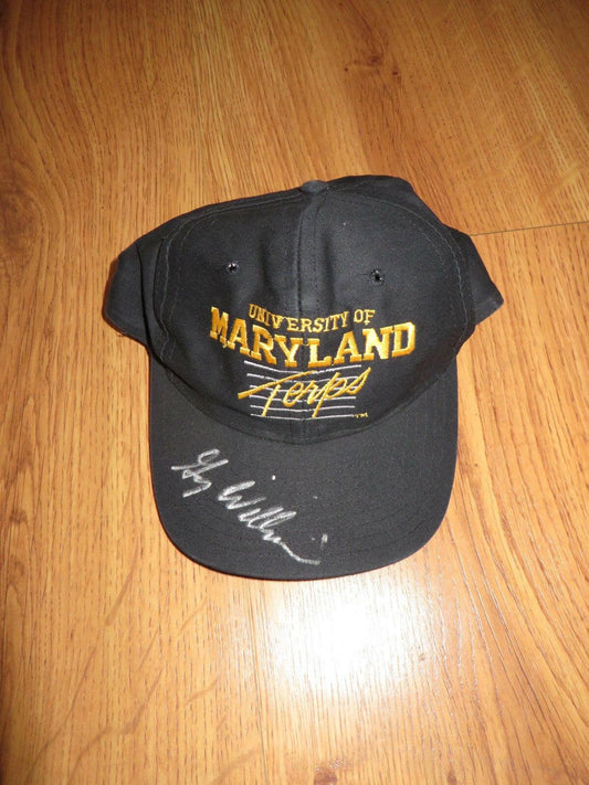 Gary Williams signed Maryland black embroidered Cap - AutographsForSale.com