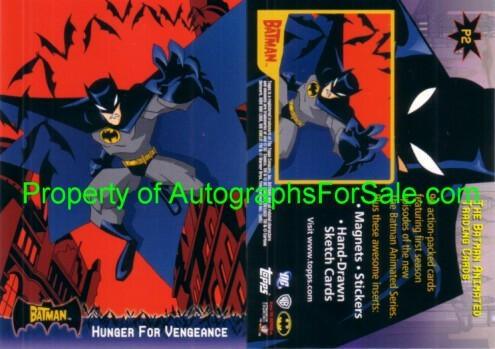 Batman Animated Series 2005 Topps promo card P2 - AutographsForSale.com
