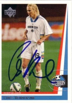 Chris Henderson signed 1999 MLS Kansas City Wizards card - AutographsForSale.com