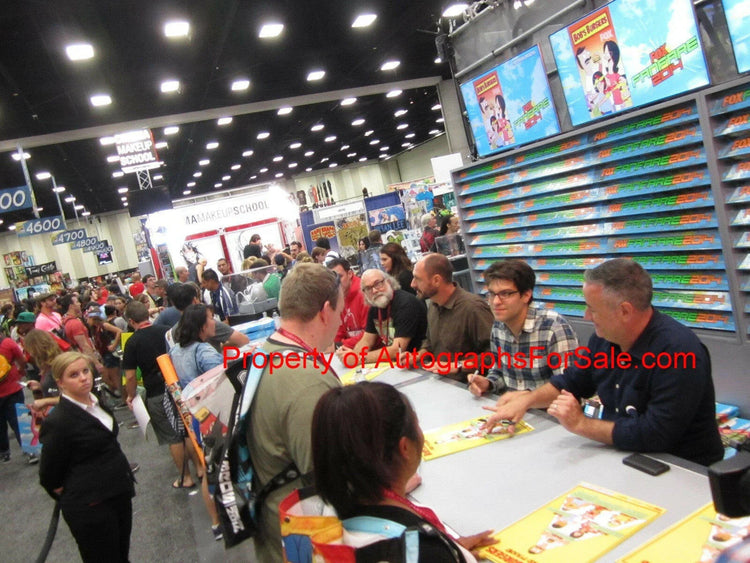 Bobs Burger’s cast autographed 2014 SDCC poster H. Jon Benjamin Dan Mintz John Roberts Larry Murphy JSA - AutographsForSale.com
