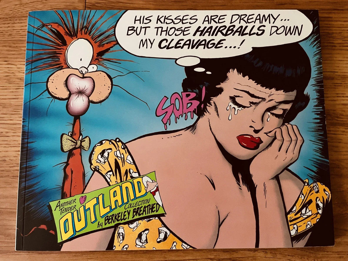 Berke Breathed autographed Another Outland Collection (Bloom County) paperback book - AutographsForSale.com