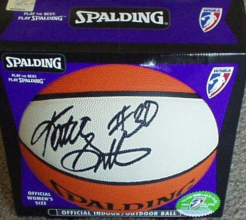 Katie Smith signed Spalding WNBA basketball Minnesota Lynx - AutographsForSale.com